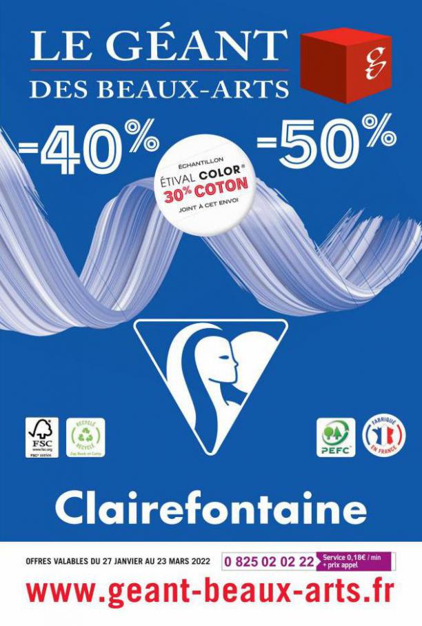 Sélection Clairefontaine. Le Géant des Beaux-Arts (2022-03-23-2022-03-23)