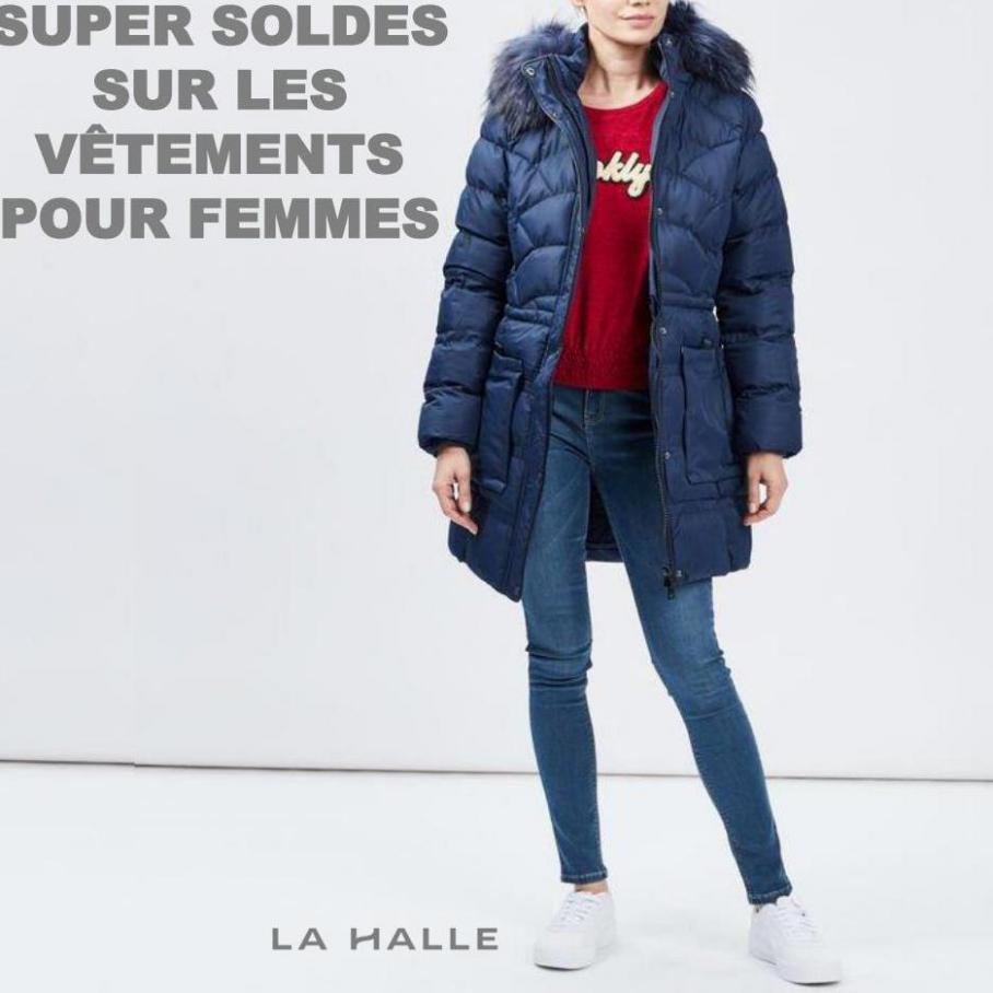 Super soldes sur les vêtements pour femmes. La Halle (2022-02-25-2022-02-25)