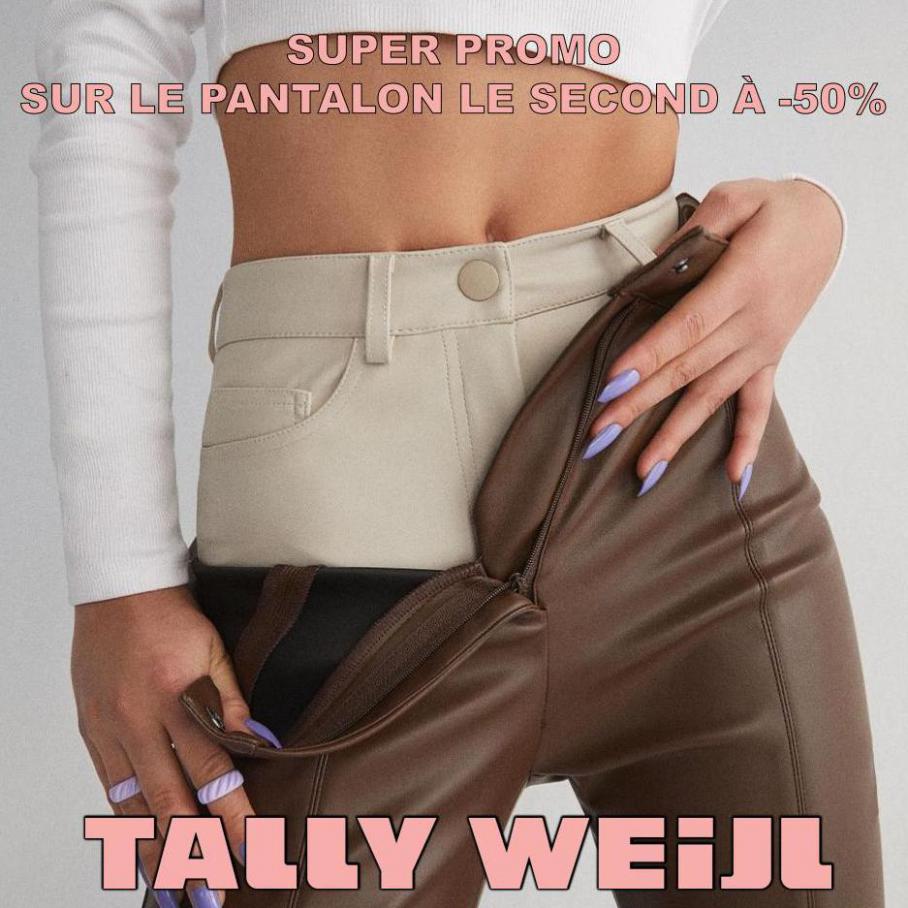 Super promo sur le pantalon le second à -50%. Tally Weijl (2022-03-16-2022-03-16)