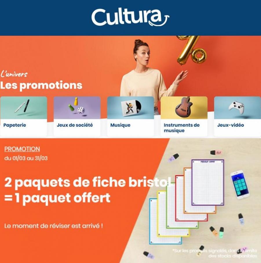 Les Promotions Du Moment. Cultura (2022-04-17-2022-04-17)