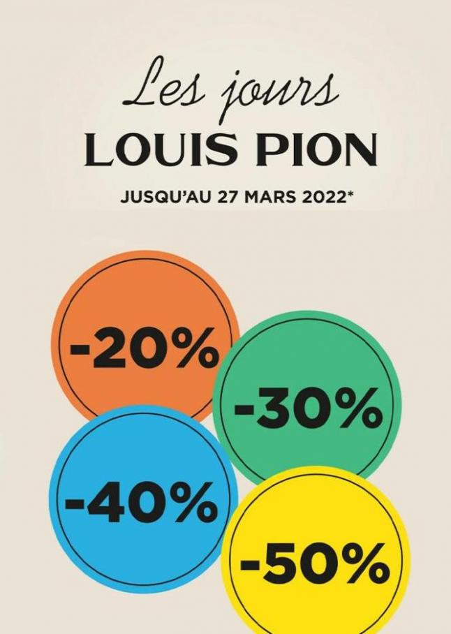 TOUS LES BONS PLANS MONTRES ET BIJOUX. Louis Pion (2022-03-27-2022-03-27)