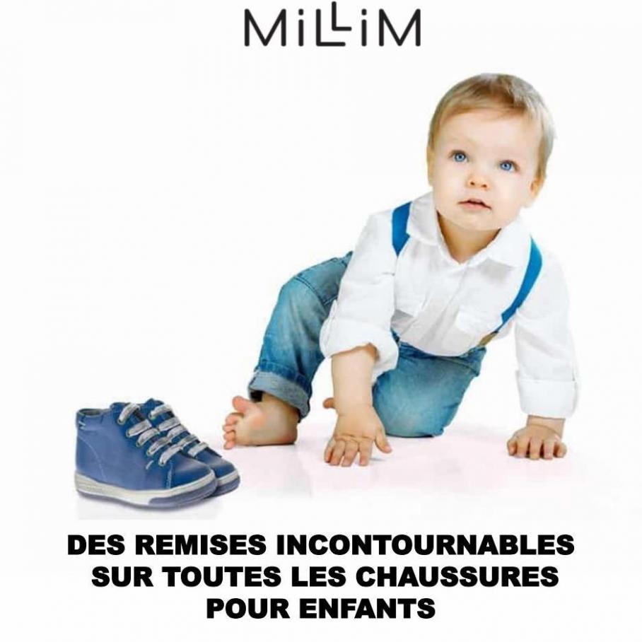 Des remises incontournables sur toutes les chaussures pour enfants !. Millim (2022-03-25-2022-03-25)