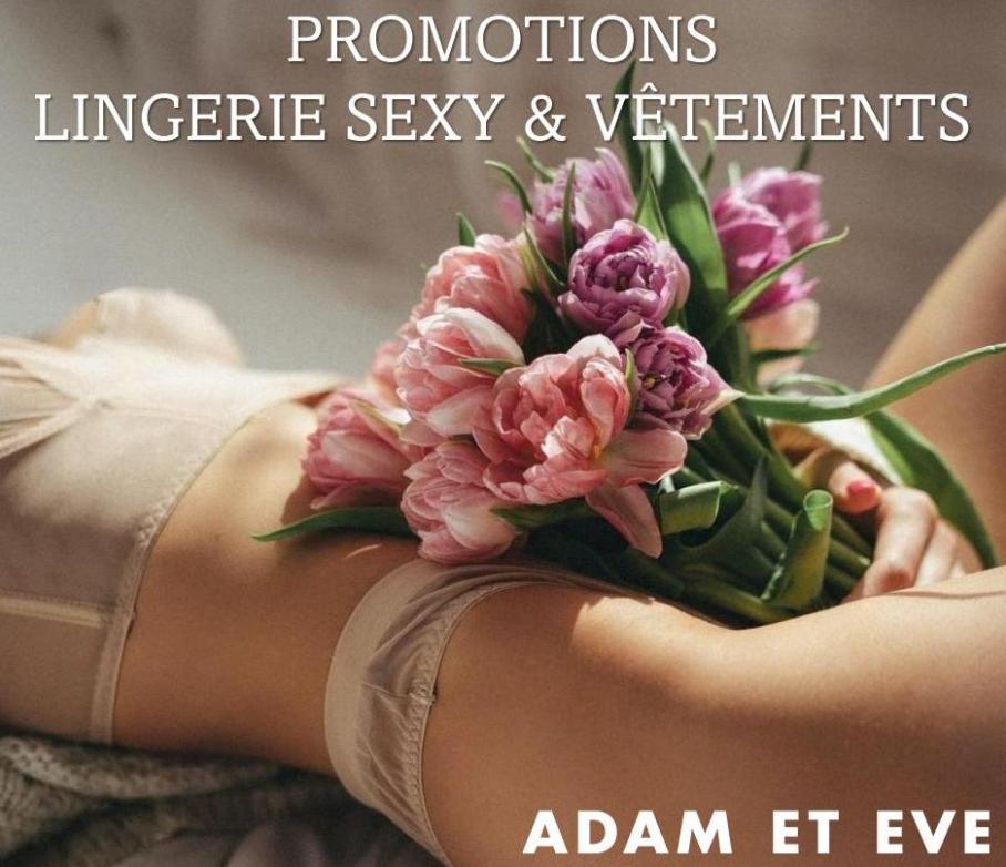 PROMOTIONS LINGERIE SEXY & VÊTEMENTS. Adam et Eve (2022-04-25-2022-04-25)