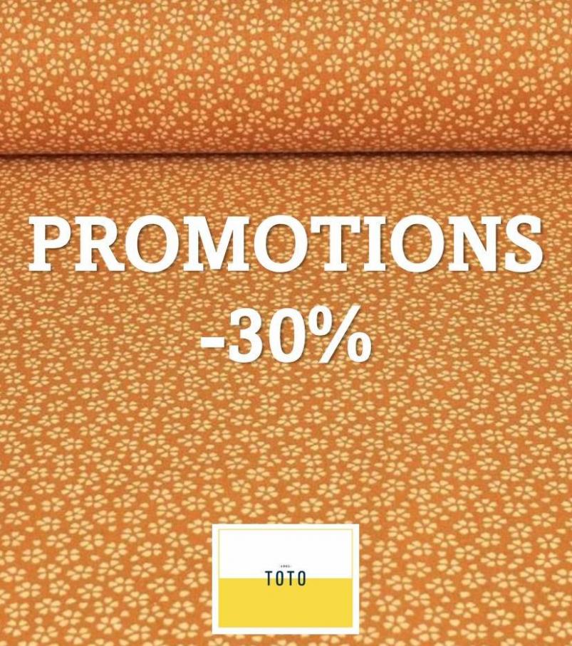 PROMOTIONS -30%. Toto (2022-04-30-2022-04-30)