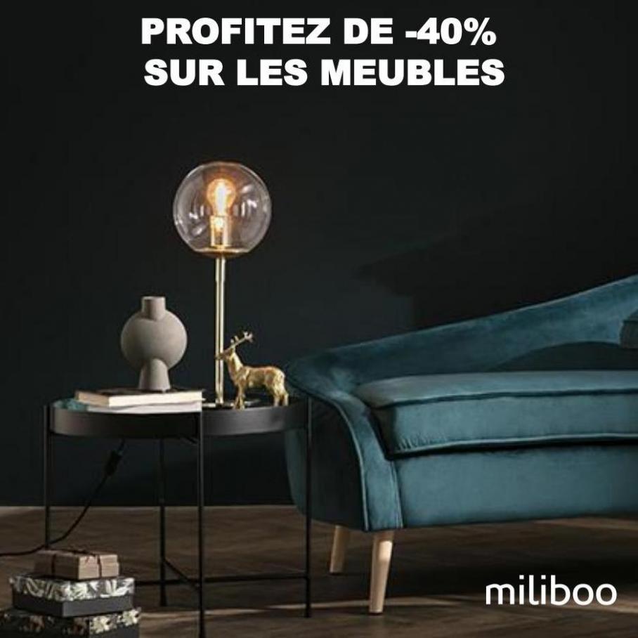 Profitez de -40% sur les meubles. Miliboo (2022-05-23-2022-05-23)