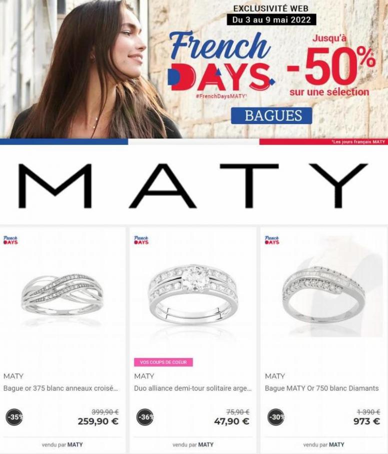 FRENCH DAYS -50% BAGUES. Maty (2022-05-10-2022-05-10)
