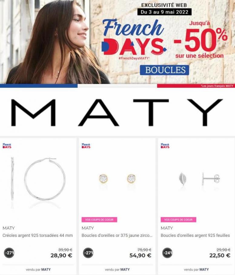 FRENCH DAYS -50% BOUCLES. Maty (2022-05-10-2022-05-10)