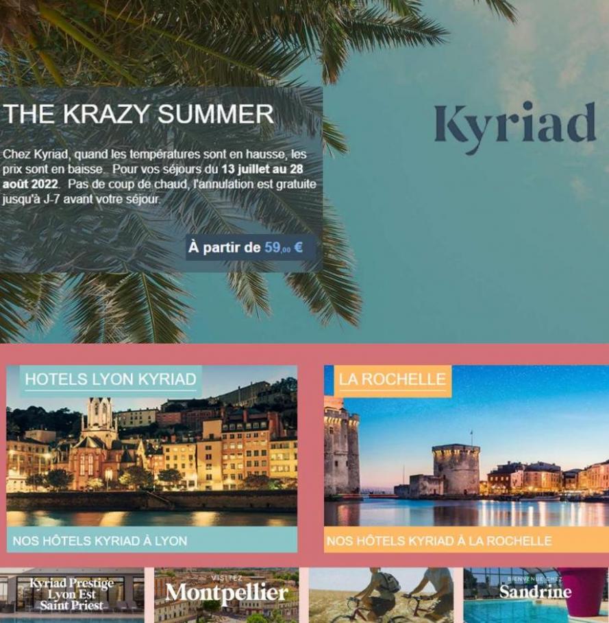 OFFRE THE KRAZY SUMMER. Kyriad (2022-08-28-2022-08-28)
