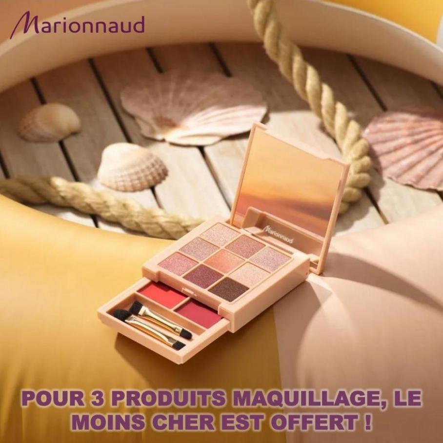 Pour 3 produits maquillage, le moins cher est offert !. Marionnaud (2022-06-29-2022-06-29)