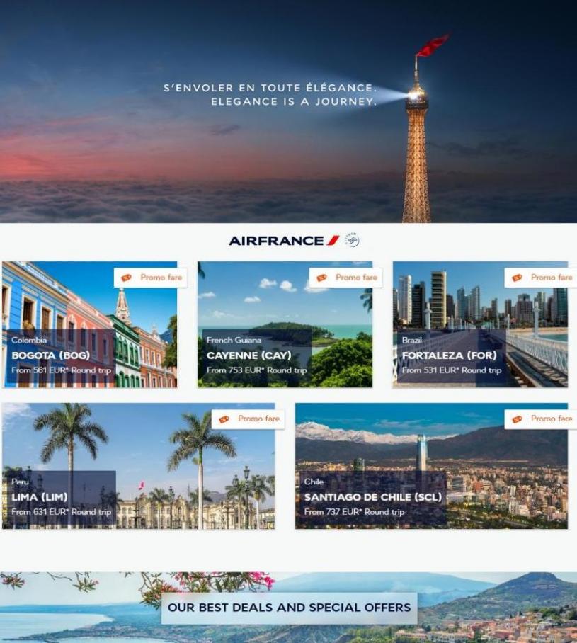 Offres spéciales. Air France (2022-06-12-2022-06-12)