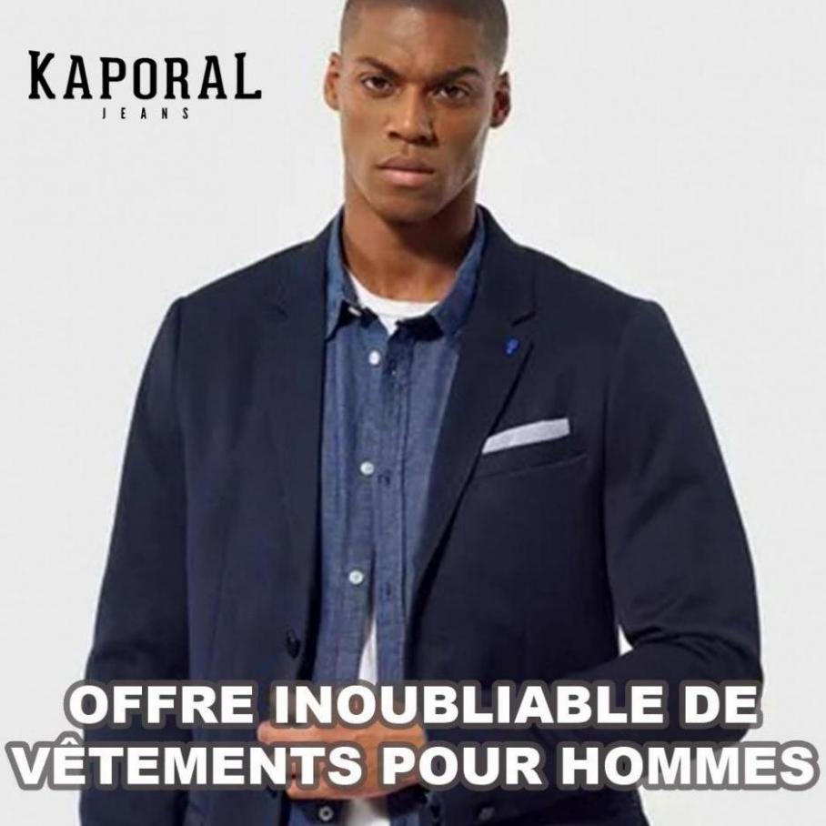 Offre inoubliable de vêtements pour hommes. Kaporal (2022-06-29-2022-06-29)
