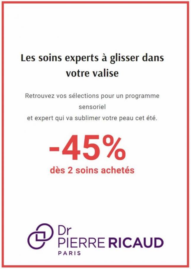 Les soins experts à glisser dans votre valise -45%. Dr Pierre Ricaud (2022-08-14-2022-08-14)