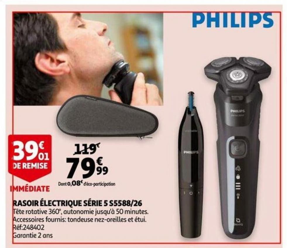 Philips Rasoir lectrique, Auchan Juin 2022