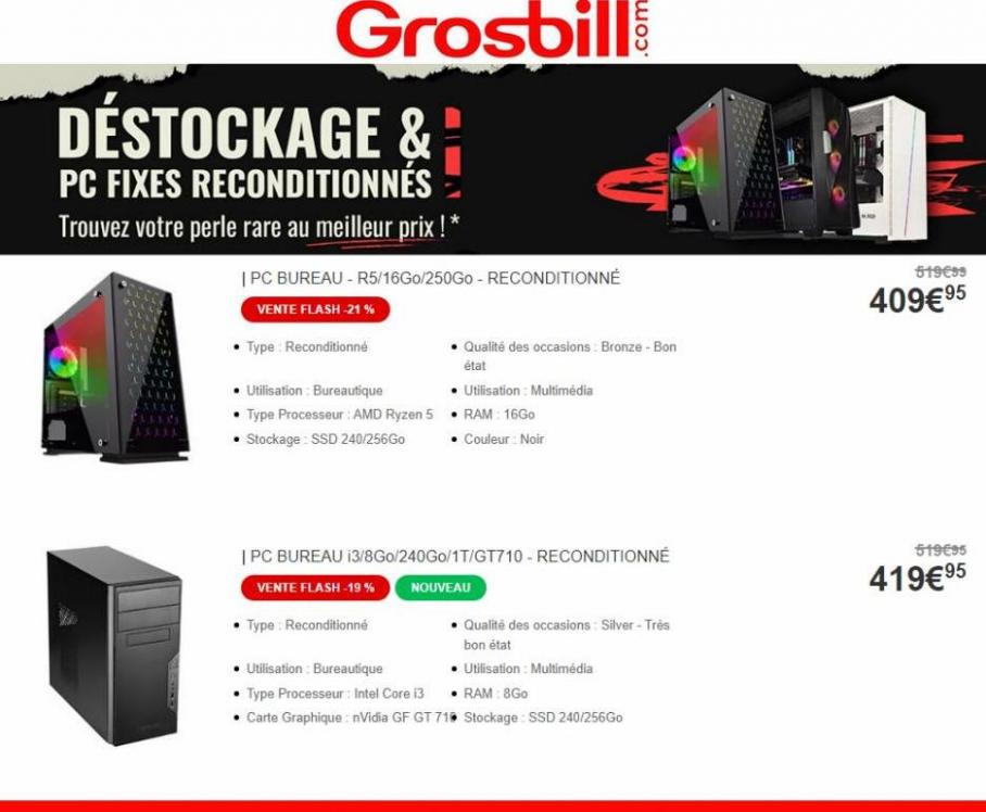 Bons plans PC!. Grosbill (2022-07-25-2022-07-25)