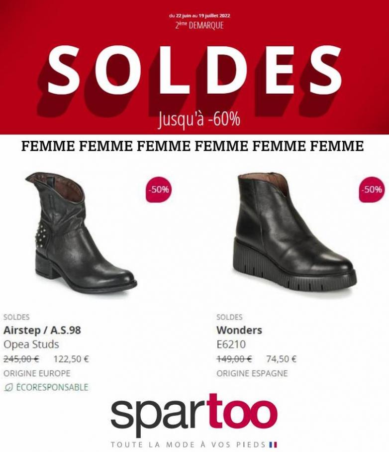 SOLDES FEMME -60%. Spartoo (2022-07-11-2022-07-11)