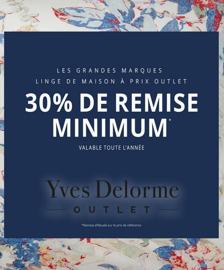 OUTLET -30%. Yves Delorme (2022-08-14-2022-08-14)