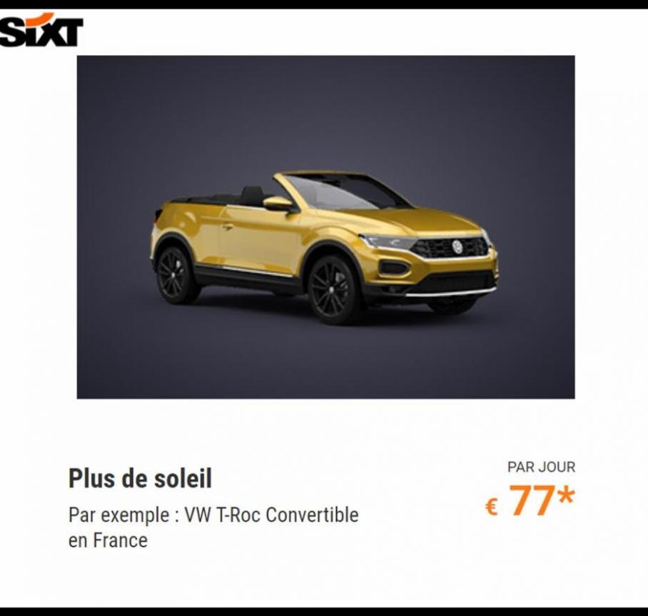 Offres. Sixt (2022-09-08-2022-09-08)