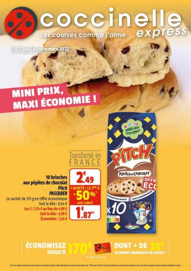 Mini prix Maxi economie. Coccinelle Express (2022-09-18-2022-09-18)