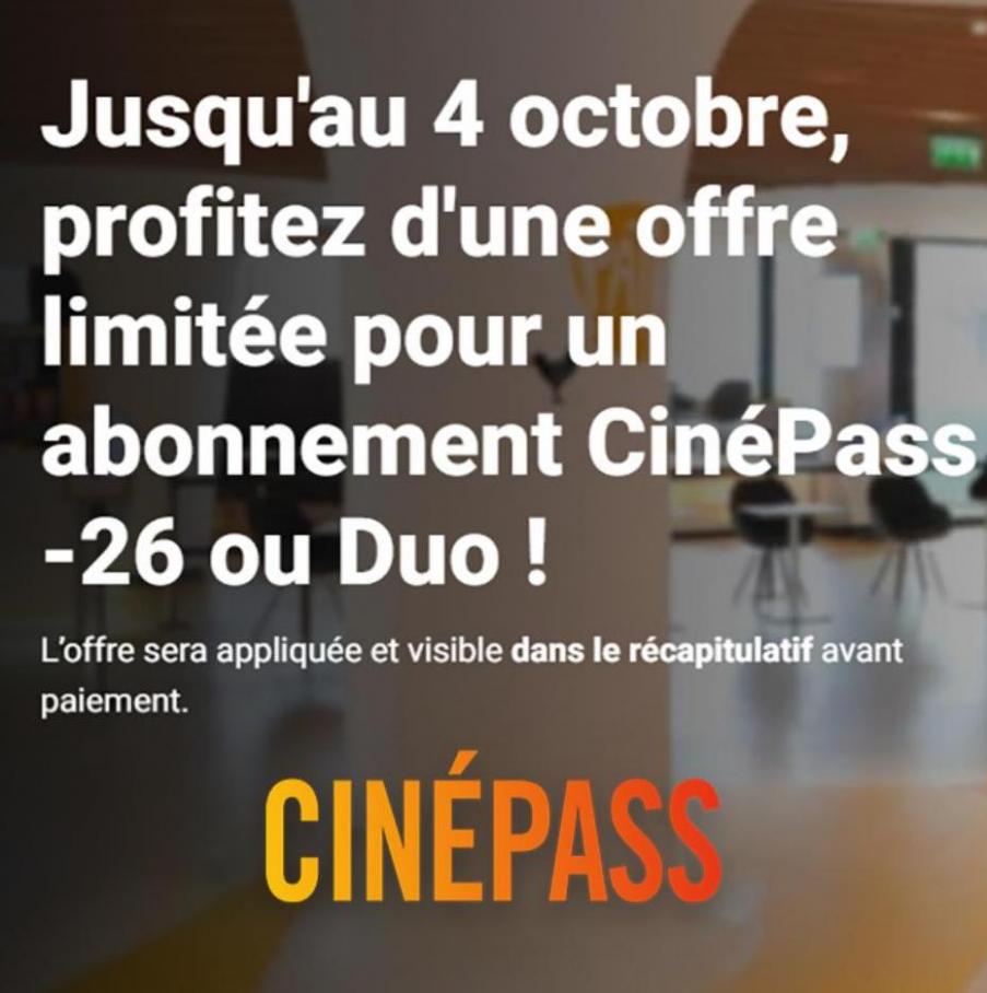 Offres Spéciales. Cinémas Gaumont Pathé (2022-10-04-2022-10-04)