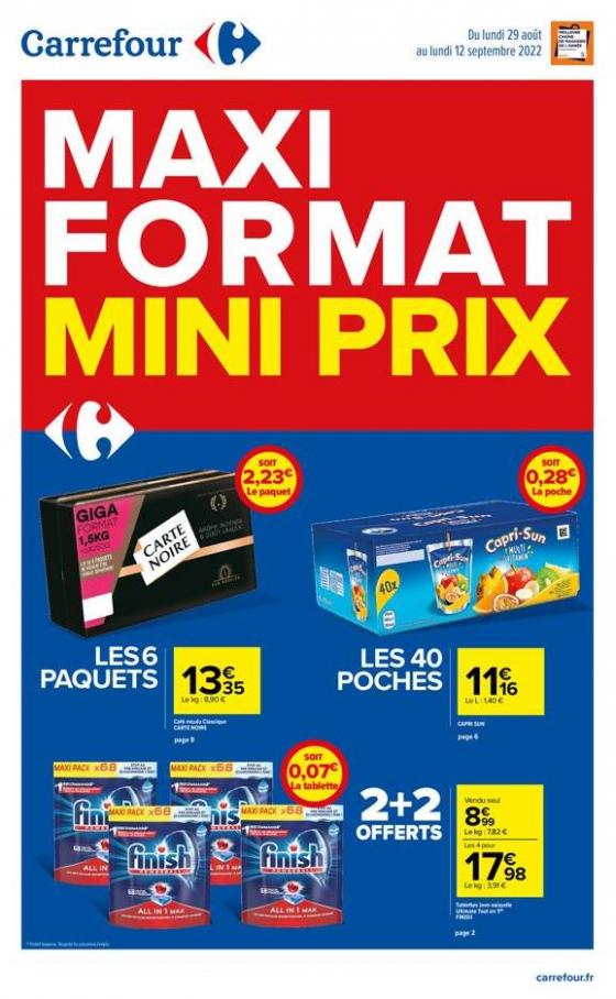 Maxi Format, Mini Prix. Carrefour (2022-09-12-2022-09-12)