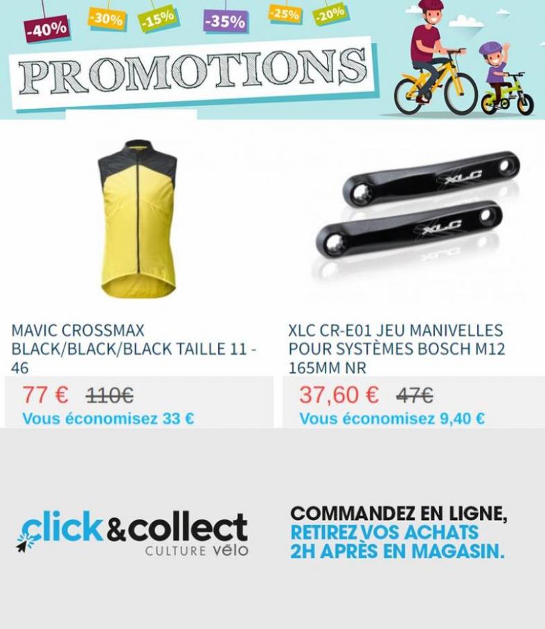 Promotions. Culture Vélo (2022-10-03-2022-10-03)