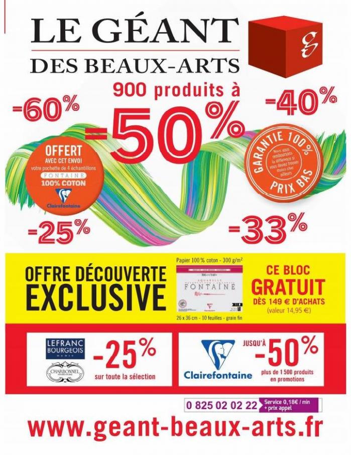 Promotions catalogue. Le Géant des Beaux-Arts (2022-11-03-2022-11-03)