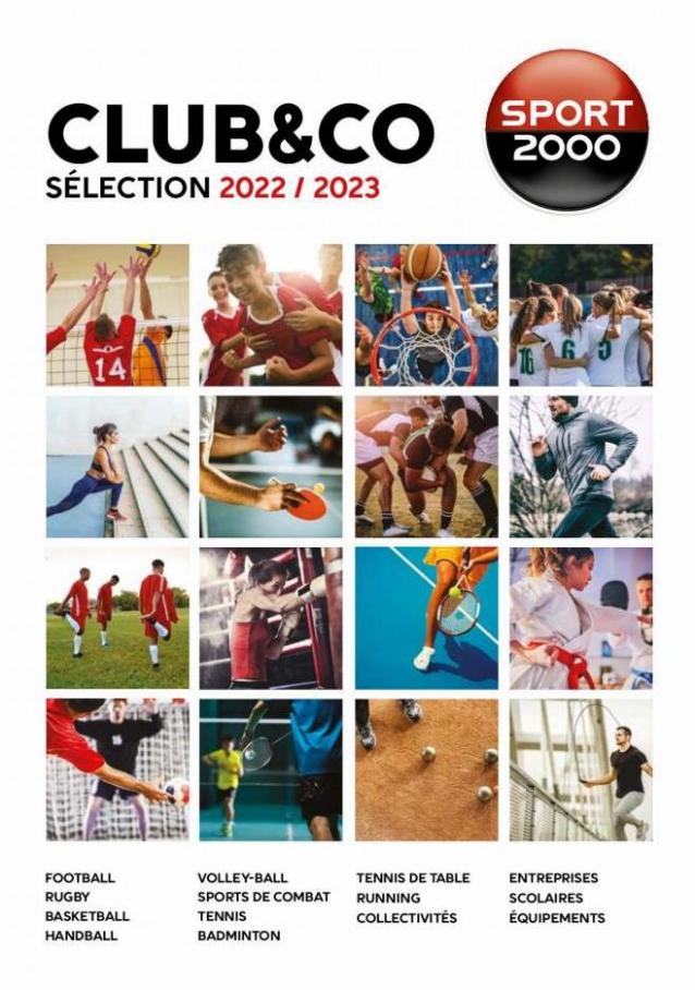 Catalogue Clubs & Co 2022-2023. Sport 2000 (2022-12-31-2022-12-31)