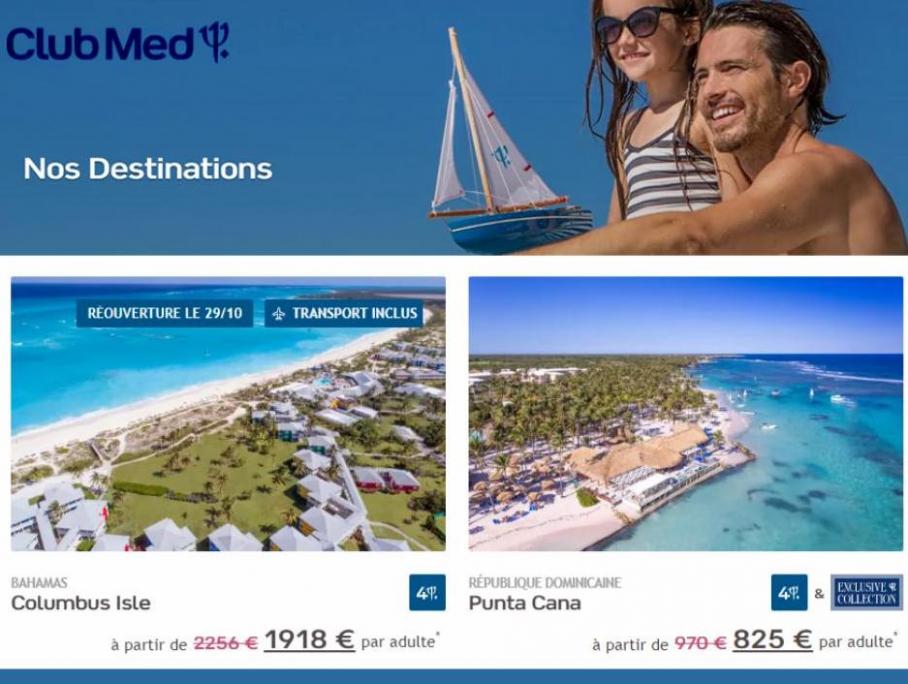 Offres Spéciales. Club Med (2022-10-31-2022-10-31)