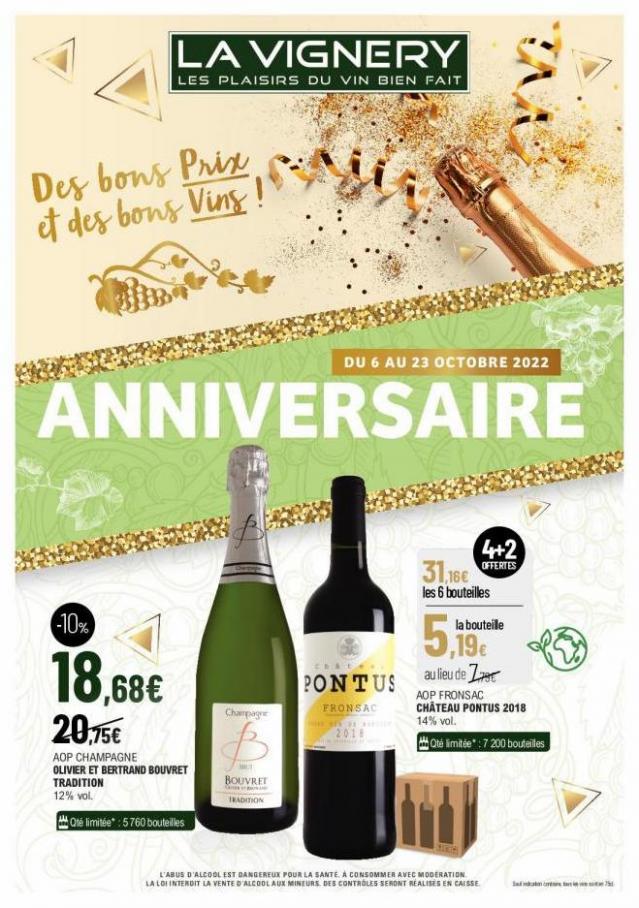 catalogue anniversaire du La Vignery. La Vignery (2022-10-23-2022-10-23)