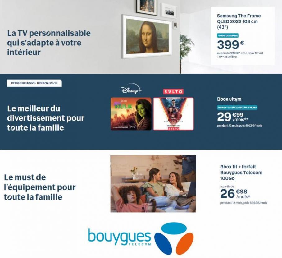 Promotions. Bouygues Telecom (2022-10-30-2022-10-30)
