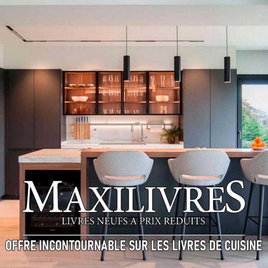 Offre incontournable sur les livres de cuisine. Maxilivres (2022-10-17-2022-10-17)