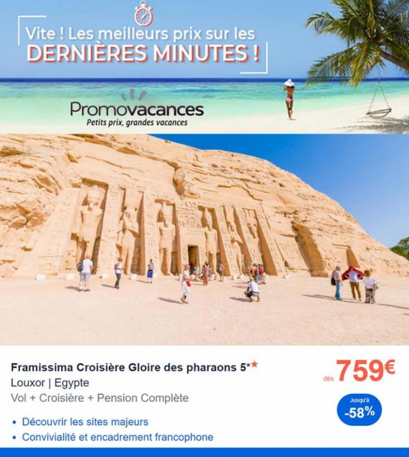 Promotions. Promovacances (2022-11-13-2022-11-13)