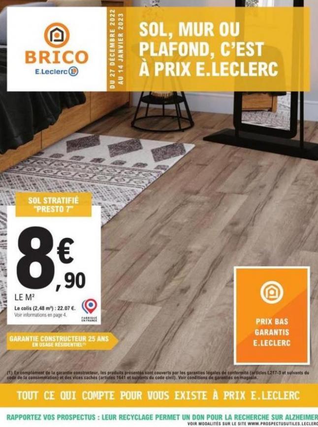 Catalogue E.Leclerc Brico. E.Leclerc Brico (2023-01-14-2023-01-14)