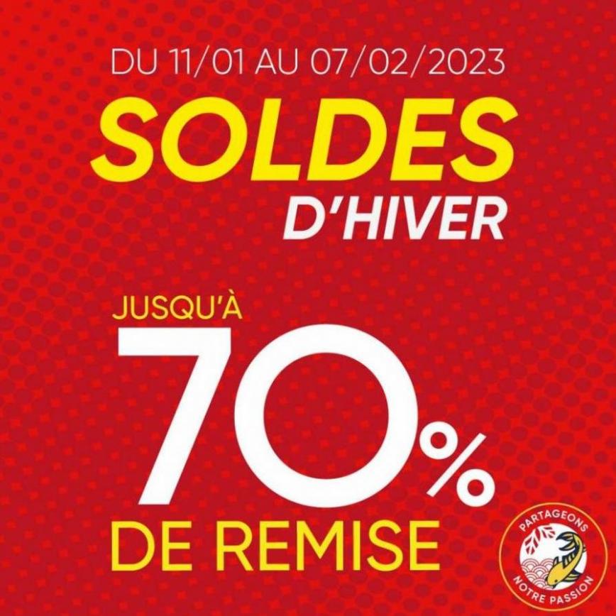 2 semaine (week). [11/1/2023-25/1/2023] SOLDES 70%. Pacific Pêche
