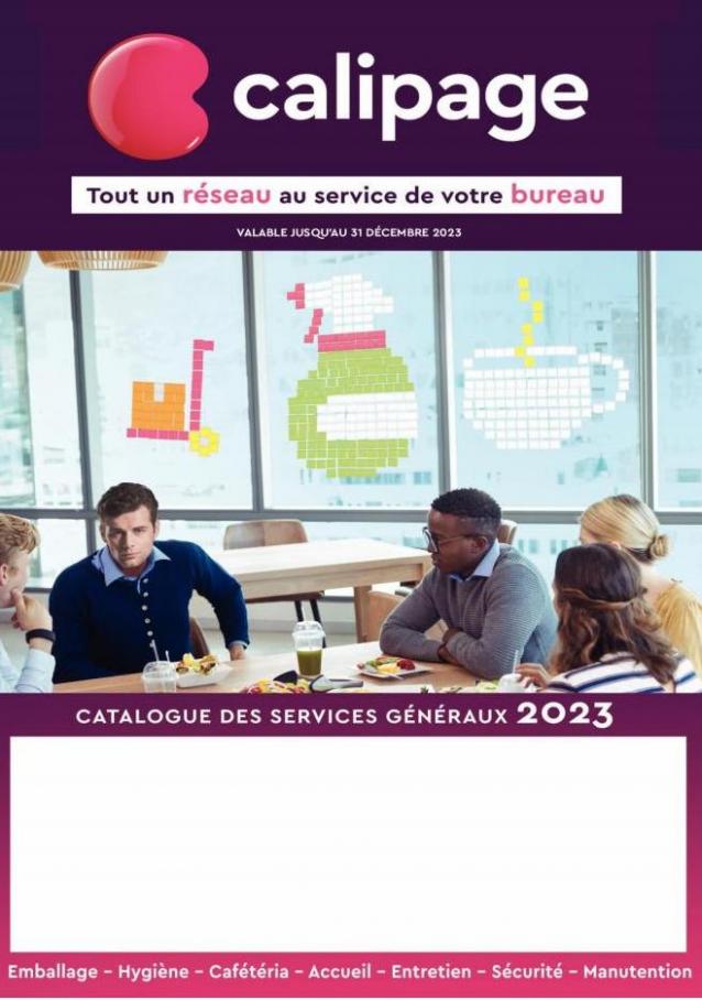 Catalogue Services Generaux 2023 Calipage. Calipage (2023-12-31-2023-12-31)
