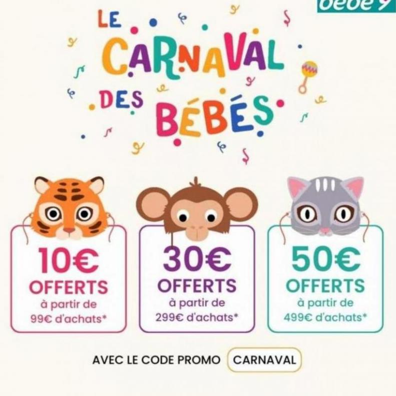 Le Carnaval des bébés offres. Bébé 9 (2023-03-07-2023-03-07)