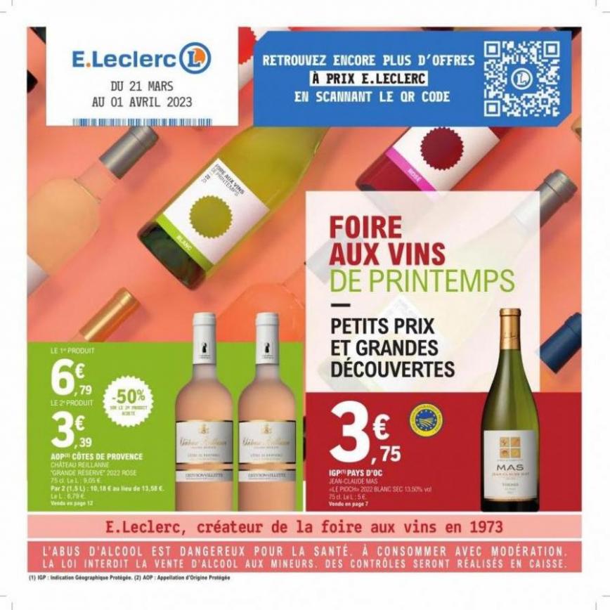 Catalogue des promotions. E.Leclerc Drive (2023-04-01-2023-04-01)