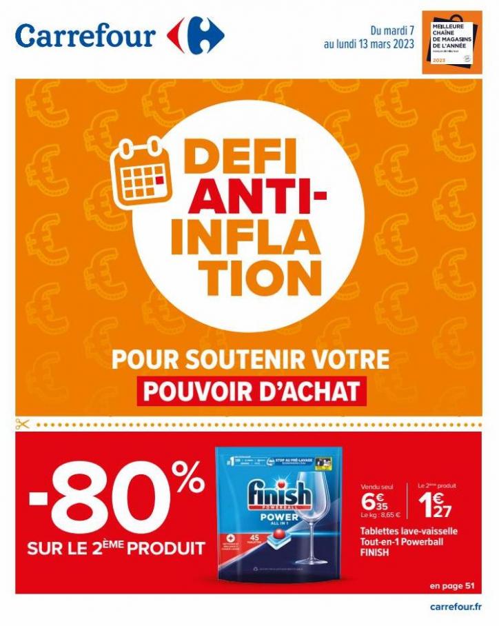 Defi Anti-inflation. Carrefour (2023-03-13-2023-03-13)