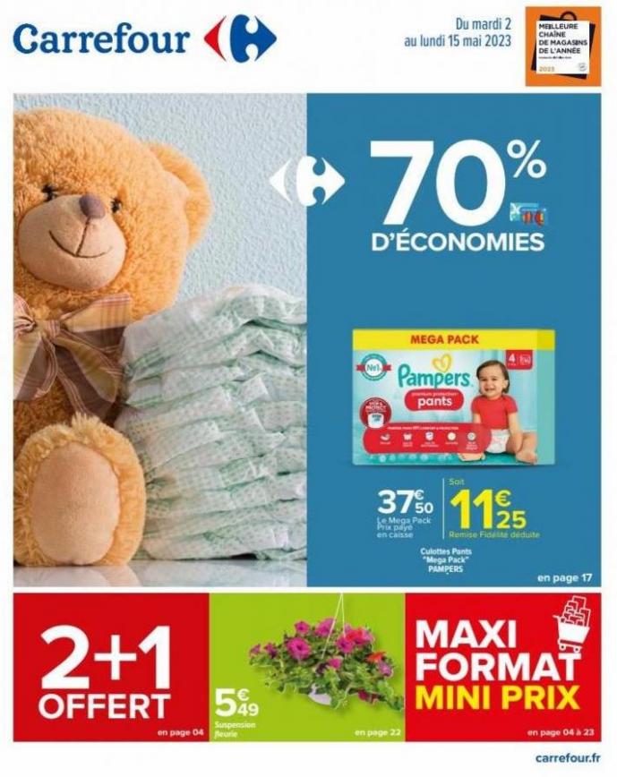 Maxi format Mini prix. Carrefour (2023-05-15-2023-05-15)