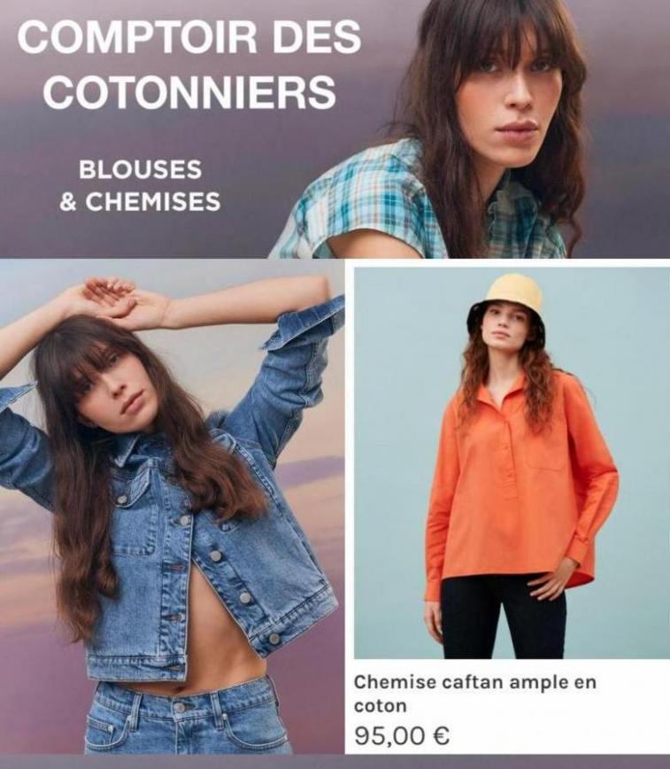 Blouses & Chemises. Comptoir des cotonniers (2023-05-10-2023-05-10)