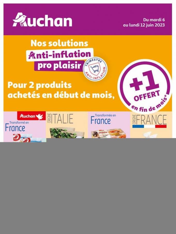 Découvrez les produits offerts en fin de mois !. Auchan (2023-06-12-2023-06-12)