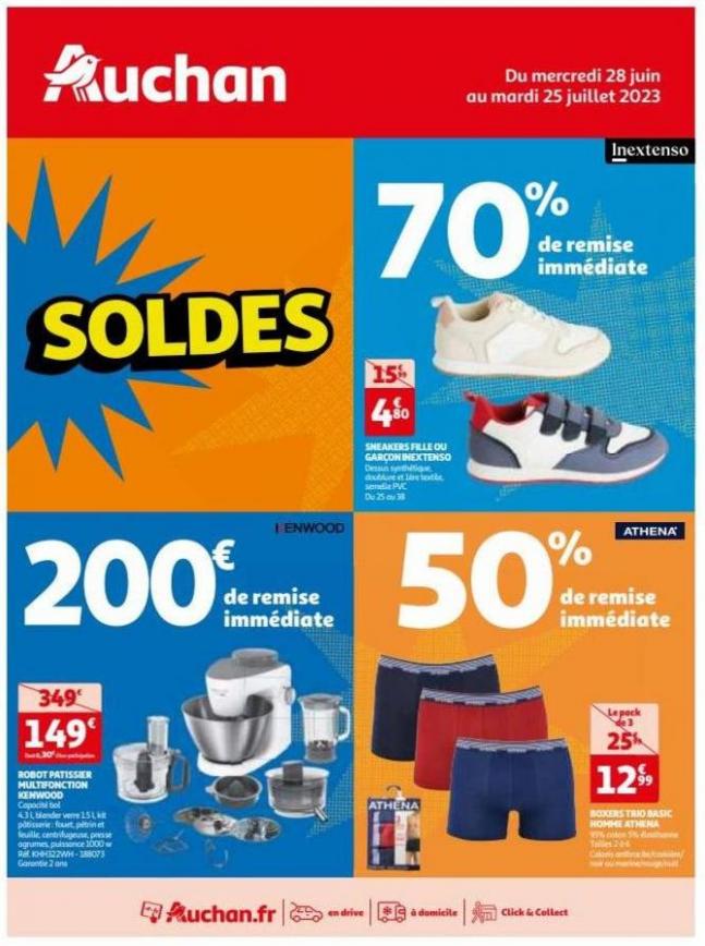 Spécial Soldes. Auchan (2023-07-25-2023-07-25)