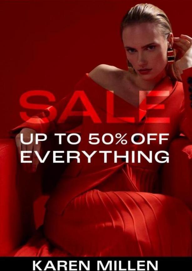 Sale Up to 50% Off Everything. Karen Millen (2023-07-02-2023-07-02)