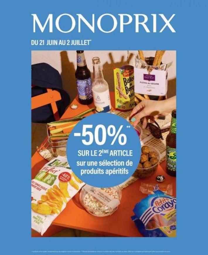 -50% sur le 2eme article sur une selection de produits. Monop' (2023-07-02-2023-07-02)