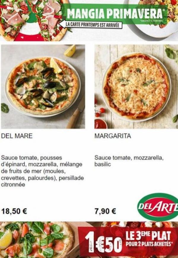 Menu de Printemps. Pizza Del Arte (2023-06-30-2023-06-30)
