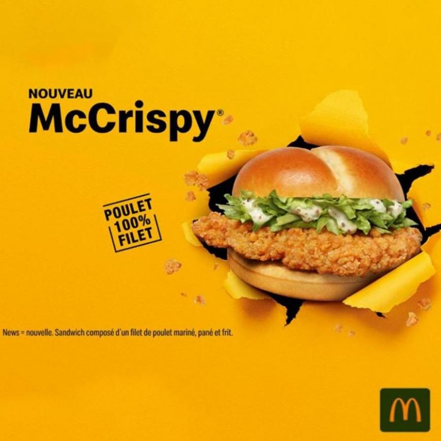 Nouveau McCrispy. McDonald's (2023-08-10-2023-08-10)