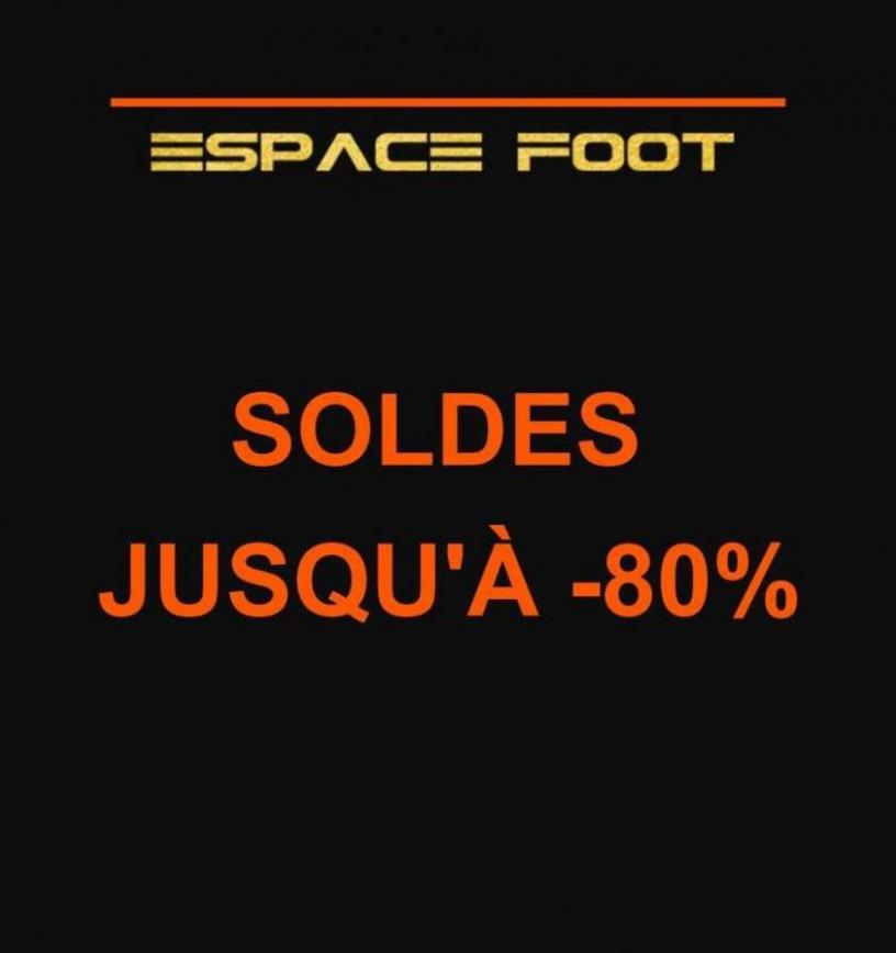 Soldes! Jusqu’à -80%!. Espace Foot (2023-08-08-2023-08-08)