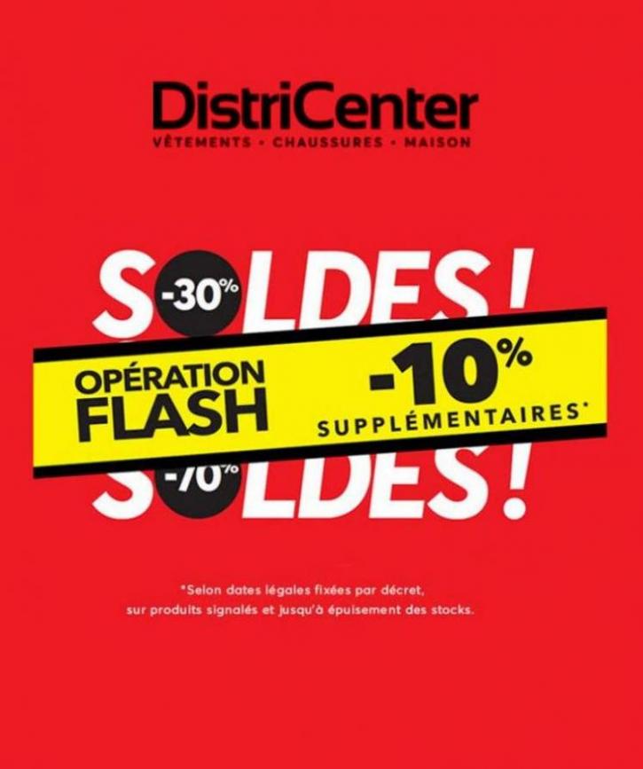 SOLDES OPÉRATION FLASH!. DistriCenter (2023-08-10-2023-08-10)