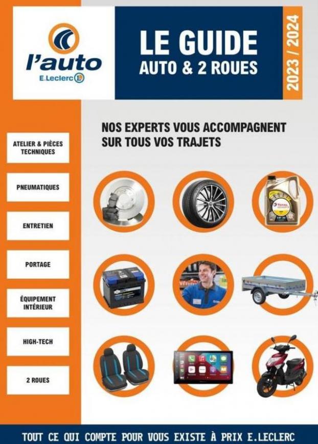 Guide équipement auto 2023/2024. E.Leclerc L'Auto (2024-03-31-2024-03-31)