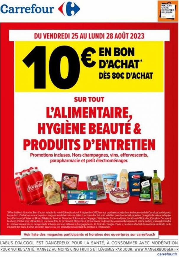RENFORT BA 10€ S34. Carrefour (2023-08-28-2023-08-28)